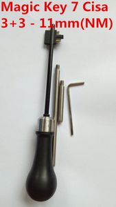LIVRAISON GRATUITE meilleure qualité NOUVEAU PRODUIT Clé Magique 07 Cisa 3 + 3 - 11 mm (NM) décodeur de clé principale outils de serrurier crochet de verrouillage