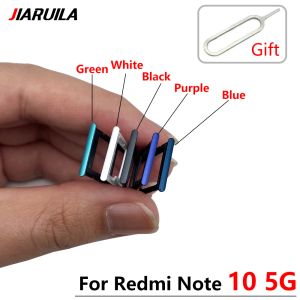 Nouveau remplacement de Xiaomi Redmi 10 10c Note 10S 10 5G 10 Pro SIM TRAPIER DES PLANS SLOT SD Adaptateur de porte-carton + broche + broche