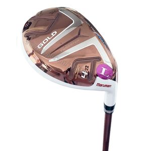 Nuevo Palos de Golf Maruman para diestros, lanzadera para mujer, híbridos de Golf dorados, madera 4/22 Loft L, eje de grafito flexible