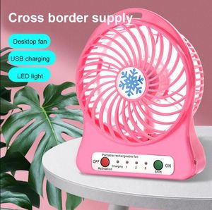 New Small USB Fan Mini Handheld rechargeable portable student mini fan office snowflake mini fan