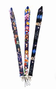 Nouveau petit vente en gros 10 pièces populaire épée Art en ligne japon Anime dessin animé téléphone portable lanière porte-clés pendentif fête cadeau faveurs #0028