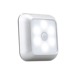 New Smart Motion Sensor LED Night Light Battery Operated WC Bedside Lamp for Room Hallway Pathway Toilet LL