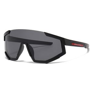 Nouveaux Sports Cyclisme Lunettes de soleil Designer de luxe Verres polarisés Lunettes de soleil pour hommes et femmes Mode Grand cadre Panneau intégré Miroir de nuit S04W