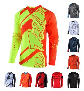 Camiseta de Motocross para hombre, Camiseta larga de carreras de motos todoterreno, camisetas de ciclismo de secado rápido para motociclista de montaña de verano