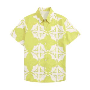Nouveau printemps hommes chemises décontractées mode manches imprimé bouton-Up formel affaires à pois Floral hommes robe chemise