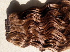 Nouvelle étoile pas cher chinois reine cheveux produits extensions de cheveux humains 1 faisceaux couleur dorée 30 # livraison rapide gratuite