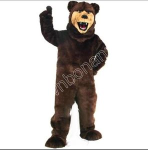 Nouveau style taille adulte ours mascotte Costumes dessin animé carnaval unisexe adultes tenue fête d'anniversaire Halloween noël tenue de plein air costume