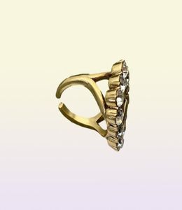 Nouveau style classique de luxe Love Band Ring Fashion Femme Crystal Anals de mariage de haute qualité 316L Bijoux de créateur en acier inoxydable GIF3325254