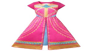 Nuevo estilo Jasmine Red Nuevo Vestido Aladdin Princesa Fancy Disfrazes Baby Girl Pretty Pretting Arabista árabe Partido 3484738