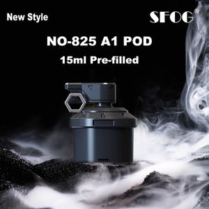 Nouveau style remplaçable Pod Disposable Vape Dispositif SFOG NO-825 10000 Puffs Vape Puffle Puff E Cigarette Mesh Bobine Préfilée 15 ml 12 FLAVORS BIG VAPOR PEN A1 POD