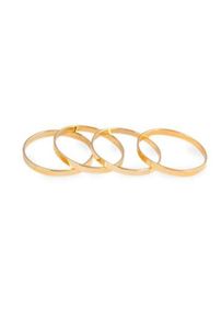 Nouveau style Band de polissage simple Ring Gold Silver Color mignon au-dessus de la joncle Ring Fashion Populaire Femmes Men Bijoux Friend Gift229K9918528