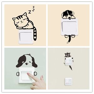 Nuevo estilo pegatinas de interruptor pegatinas de pared minimalistas modernas para el hogar