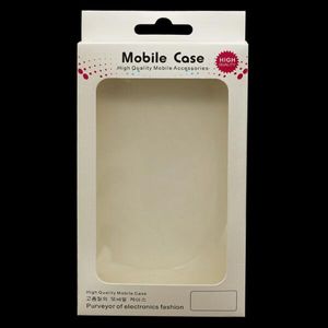 Blanc Box Retail Package Paquet Support intérieur en plastique pour Coque en cuir PU iPhone X 7 8 PLUS bord S8 Galaxy S7 S9