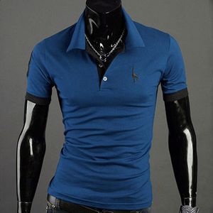 Nouveau t-shirt hommes broderie chemises Designer Denim bleu manches courtes été Polos haut t-shirt hommes Hip Hop Style S-5XL pour homme