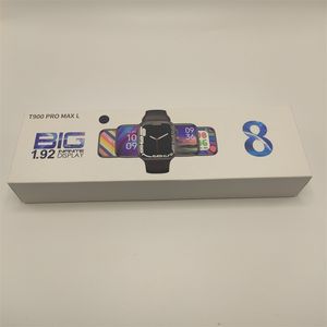 Nouvelle montre intelligente T900 Pro Max série L 8 avec grand écran de 1,92 pouces montre de téléphone T900 reloj montre intelligente étanche IP68