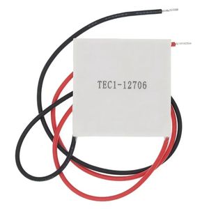 Nouveau Tec1-12706 12V 6A TEC Thermoelectric Coller Peltier 40 / 40mm Nouveau de la réfrigération semi-conductrice pour Tec1-12706 Peltier Réfrigération