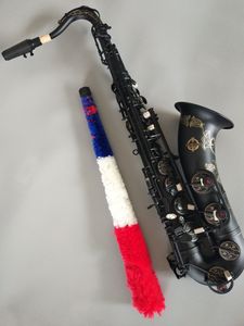 Saxofón tenor Japón Suzuki Instrumento musical negro mate de alta calidad Tocando saxofón profesional