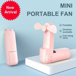 Nouveau TINTON LIFE ventilateurs portables Mini ventilateur de poche USB Recharge poche ventilateur pliant étudiant bureau haute capacité