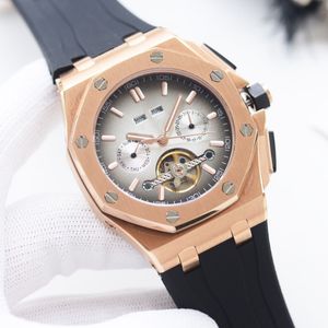 New Top Men's Men's Casual Watch Designer Mouvement domestique Indépendant Mouvement de 42 mm Diamond Diamond Watch Imperproof 100 mètres avec boîte