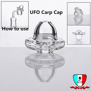 UFO Carb Cap Ombligo Diseño universal Accesorios para fumar Se adapta a la mayoría de las uñas estilo copa Dos estilos para elegir