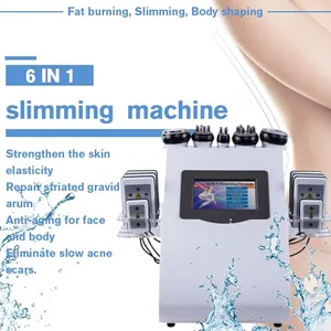 Nueva máquina de cavitación ultrasónica, liposucción adelgazante, 5Mhz RF, Radiofrecuencia delgada, pérdida de peso, rojo, azul, verde, fotón, dispositivo para el cuidado de la piel