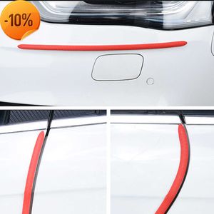 Nouveau universel voiture porte bord Protection bandes rétroviseur protecteur caoutchouc avant pare-chocs arrière protecteur garde Scratch blanc noir