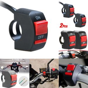 Nouveau commutateur de Moto universel montage sur guidon bouton marche/arrêt commutateurs de commande de phares de Moto Scooter Dc12v/10A accessoires de moteur