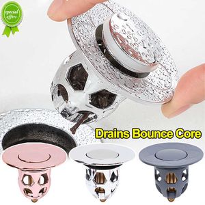 New Universal Sink Filter Valve Pop-Up Bounce Core Basin Drain Crépine Baignoire Bouchon Attrape-cheveux Cuisine Salle De Bains Drains Couverture