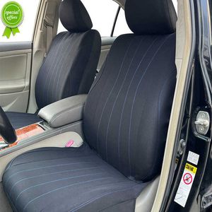 Nouvelle mise à niveau housse de siège de voiture adaptée à la plupart des voitures SUV Van taille universelle Polyester avec ligne de tissu sac de rangement arrière housse de siège de voiture