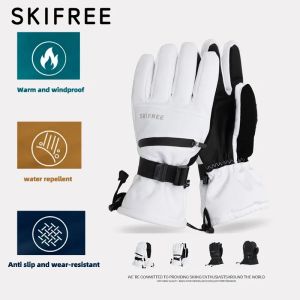 New Upgrade Thicken Ski Gloves Winter Women Men 3M Thinsulate Thermal Snowboard Gloves Waterproof Warm Mittens Ski Glove