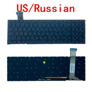 Nouveau clavier rétro-éclairé pour ordinateur portable russe américain pour ASUS ROG GL552 GL552J GL552JX GL552V GL552VL GL552VW GL552VX remplacement de PC portable HKD230825. 230824 HKD