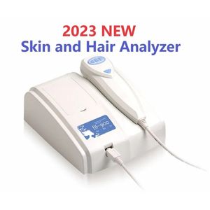 Nouvel analyseur de peau et de cheveux UV multifonction USB 8,0 MP haute résolution numérique caméra de peau CCD diagnostic analyse skinscope DHL gratuit