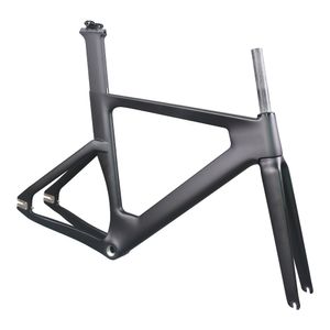 Nueva versión de fibra de carbono T800 marcos de pista TR013 piñón fijo bicicleta BSA soporte inferior disponible tamaño 49/51/54/57cm