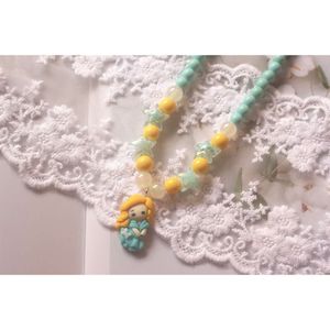 Bracelet en acrylique pour enfants coréens, nouvelle Version, bijoux en résine de perles Aron, collier pour petite fille et bébé