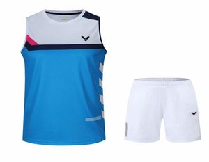 Nouveau costume de badminton Victor hommes Taipei chemises de badminton femmes vêtements de badminton ensembles vêtements de tennis272v4919452