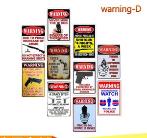 Nouveau avertissement pistolet tir zone de danger métal étain signes maison café pub bar magasin décoration plaques murales affiche peinture art artisanat