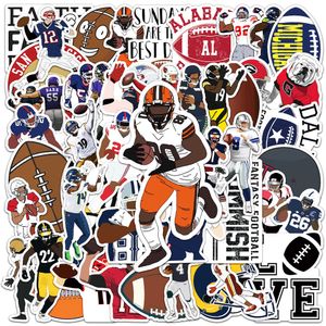 Nouveau étanche 10/30 / 50pcs Sports American Rugby Football Cool Stickers Ordinateur portable Moto de moto Guitare Téléphone Vélo Réfrigérateur voiture autocollant autocollant