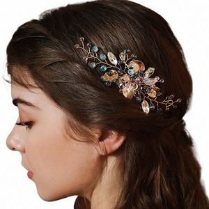 Accesorios para el cabello de boda, pinzas para el cabello, horquilla de cristal, tocado de novia para mujer, pasadores de perlas de imitación, peines para el cabello, decoración Z4CL #