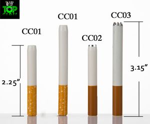Chine En Gros Pas Cher De Qualité Alimentaire Céramique Cigarette Hitters Sparkle Café Jaune Filtre Coloré Pipe Métal Aluminium Gratuit DHL