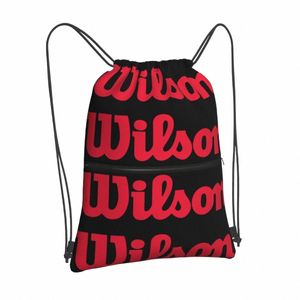 Nouveau Wils Sacs à cordon Sacs à dos Chaussures Sac de sport Homme pour enfants Europe du Nord Minimaliste Design portable Harajuku E4Rp #