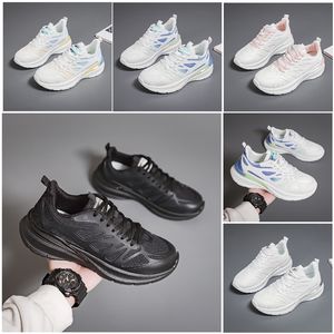 Nuevos zapatos de mujer Flat Men caminatas Running Shoes Fashion White Black Pink Pink Bule cómodo Sports Z157 GAI 921 WO