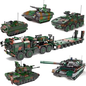 Nueva serie de armas militares Xingbao, vehículo de combate blindado, transportador de tanque, camión Tractor, bloques de construcción antiartesanía, juguetes WW2 Q0624