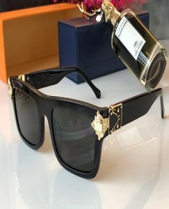 Nuevas gafas de sol de diseñador Z1260E para hombres Cuadrado de moda Simple UV 400 Recubrimiento de lente Espejo Lente Color Marco plateado Viene con paquete 9260009