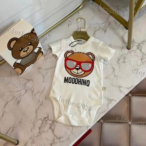 Bebé recién nacido Bebe Mameluco de algodón estampado 0-2 años Mamelucos Toddle Body para bebé Venta al por menor Recién nacidos Ropa para bebés Monos para niños Ropa 0-24 meses blanco