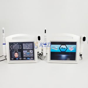 La más nueva máquina de adelgazamiento 2 en 1 4D HIFU ultrasónica 12 líneas 5 cartuchos levantamiento facial eliminación de arrugas y equipo de ajuste vaginal