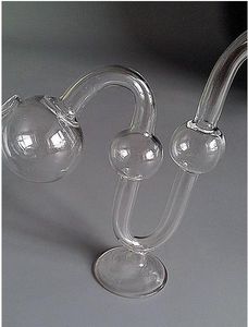 tuberías de vidrio serpientes más nuevas de 20 cm Glass Bongo Il Burners Bongs Pipes de agua Hookahs Tipe with Base Free Shipping