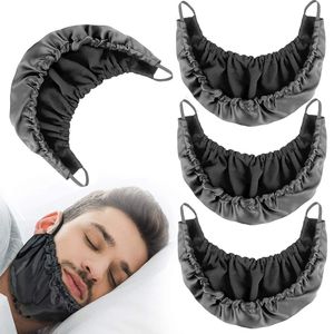 Date Barbe Wrap Doux Barbe Couverture Anti-collant Riz Anti-sale Anti-barbe Collant Homme Barbe Soins Peau Amical Styling Beauté