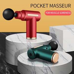 Le plus récent BX720 Fascia Gun corps thérapie musculaire Sport pistolets de Massage magiques Booster électrique Vibration Percussion soulagement de la douleur des tissus profonds BX720