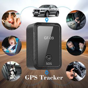 Newest Car Mini GF-09 GPS Tracker Car GPS Locator Tracker Anti-Lost Recording Tracking Device Voice Control Can Record for kids Car GF07 GPS