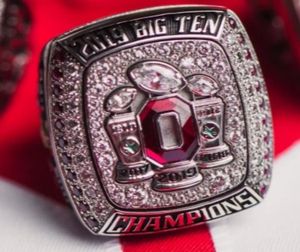 La nueva serie de campeonato joyas ohio State 2019 2020 Buckeyes Championship Ring Red de fanático de alta calidad Drop 1653269